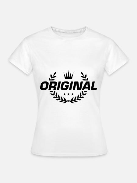 Original Emblem - Frauen T-Shirt - Weiß