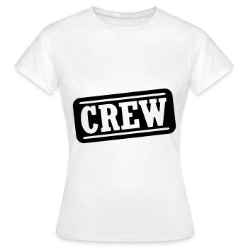 Timbres de l’équipage - T-shirt Femme - blanc - Devant - AI Model Female 172 dark (172cm)