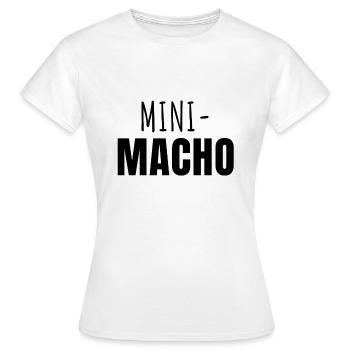 Kleiner Macho - Frauen T-Shirt - Weiß - Vorne - AI Model Female 172 dark (172cm)