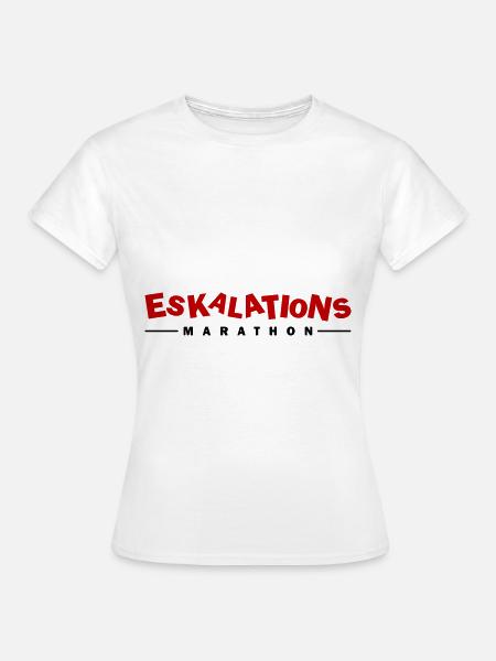 Eskalations Marathon - Frauen T-Shirt - Weiß