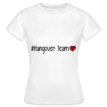 Hangover Team Heart - Women's T-Shirt - white - Front - AI Model Female 172 dark (172cm)