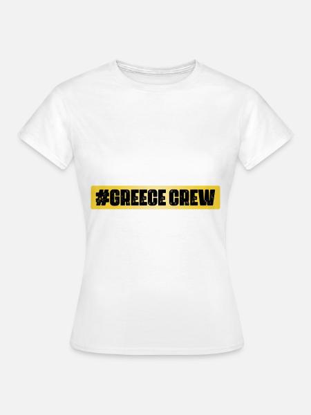 Greece Crew - Frauen T-Shirt - Weiß