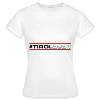 Tyrol 2024 - Women's T-Shirt - white - Front - AI Model Female 172 dark (172cm)