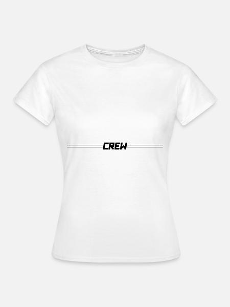 crew linie - Frauen T-Shirt - Weiß