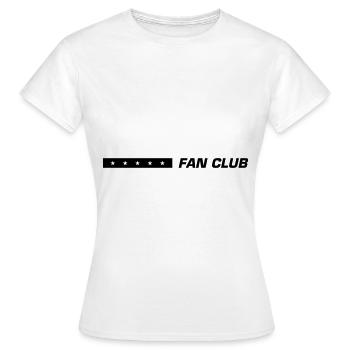 Membre du Fan Club - T-shirt Femme - blanc - Devant - AI Model Female 172 dark (172cm)