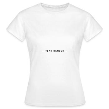 Membres de l’équipe - T-shirt Femme - blanc - Devant - AI Model Female 172 dark (172cm)