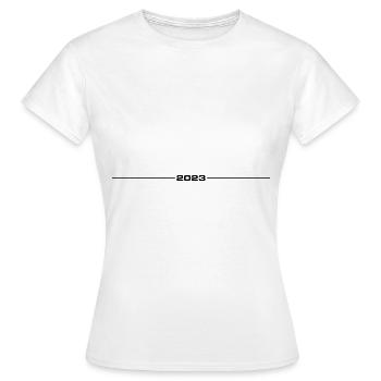 2023 Dash - Women's T-Shirt - white - Front - AI Model Female 172 dark (172cm)