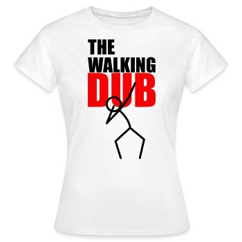 The Walking DUB - Women's T-Shirt - white - Front - AI Model Female 172 dark (172cm)
