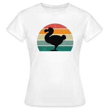 Dodos Dodovogel Ausgestorben Vogel vergessen dodo - Frauen T-Shirt - Weiß - Vorne - AI Model Female 172 dark (172cm)