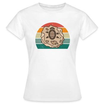 Fossiles Fossilisation Dinosaure préhistorique Fossile - T-shirt Femme - blanc - Devant - AI Model Female 172 dark (172cm)