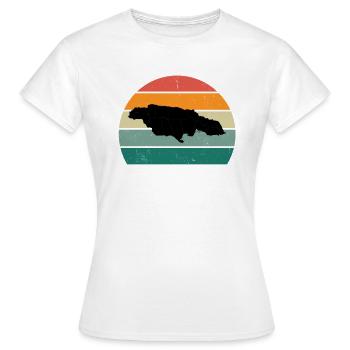 Joie de vivre Jamaïcain Jamaïcain Sprint Sprint - T-shirt Femme - blanc - Devant - AI Model Female 172 dark (172cm)