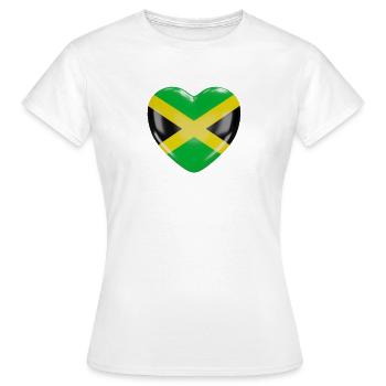 Joie de vivre Jamaïcain Jamaïcain Sprint Sprint - T-shirt Femme - blanc - Devant - AI Model Female 172 dark (172cm)