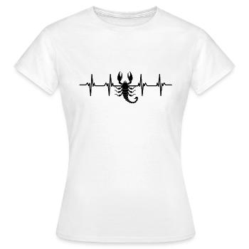 Skorpione Skorpionstachel Stachel Wüste Skorpion - Frauen T-Shirt - Weiß - Vorne - AI Model Female 172 dark (172cm)
