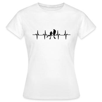 plongeur plongeur plongée plongée oxygène plongée - T-shirt Femme - blanc - Devant - AI Model Female 172 dark (172cm)