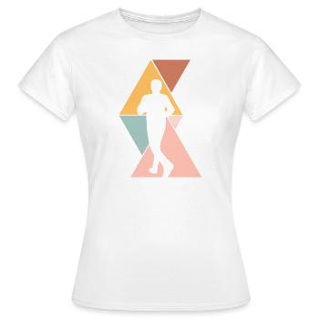 runner - Women's T-Shirt - white - Front - AI Model Female 172 dark (172cm)