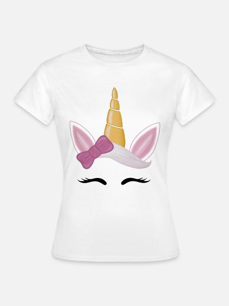 Einhorn - Frauen T-Shirt - Weiß