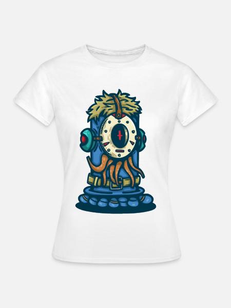 Wasser-Omega-Monster - Frauen T-Shirt - Weiß