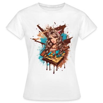 Sweet Lady - Frauen T-Shirt - Weiß - Vorne - AI Model Female 172 dark (172cm)