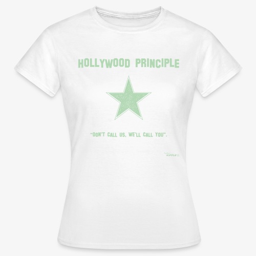 hollywood principle verde gif - Women's T-Shirt