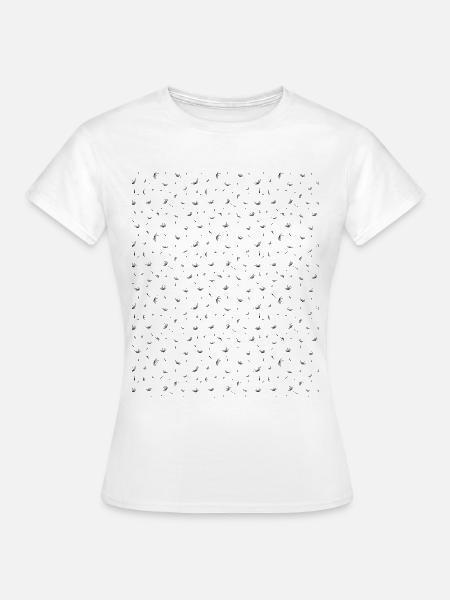 Pusteblumen Löwenzahn Motiv Samen Dandelion Same - Frauen T-Shirt - Weiß