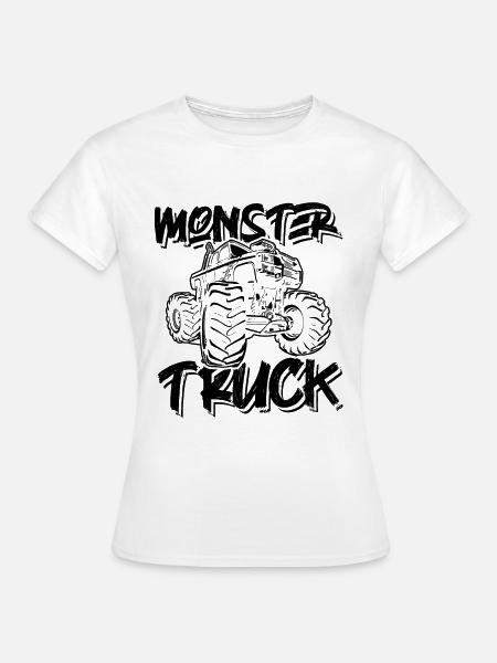 Monstertruck cool - Frauen T-Shirt - Weiß