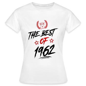 1962 best of - T-shirt Femme - blanc - Devant - AI Model Female 172 dark (172cm)
