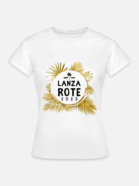 Lanzarote 2023 Bunt - Frauen T-Shirt - Weiß