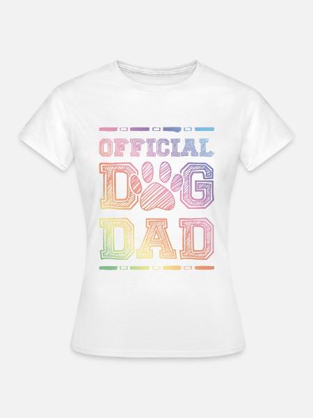 Hunde Papa - Frauen T-Shirt - Weiß