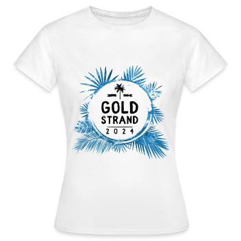 Sables d’Or 2024 Coloré - T-shirt Femme - blanc - Devant - AI Model Female 172 dark (172cm)