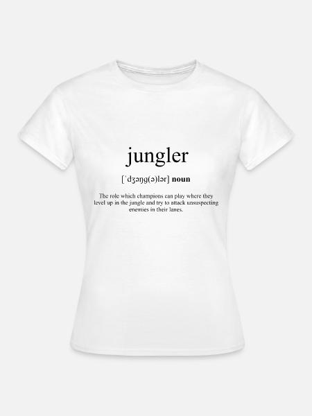 Jungler Definition Dictionary - Frauen T-Shirt - Weiß