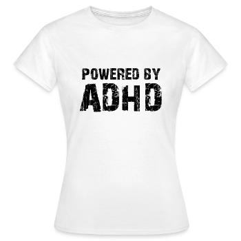 ADHD - Women's T-Shirt - white - Front - AI Model Female 172 dark (172cm)
