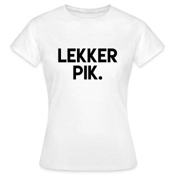 Schöner Schwanz. - Frauen T-Shirt - Weiß - Vorne - AI Model Female 172 dark (172cm)