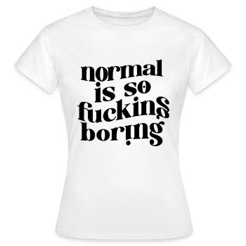 normal - T-shirt Femme - blanc - Devant - AI Model Female 172 dark (172cm)