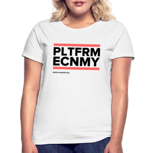 PLTFRMECNMY white - Women's T-Shirt