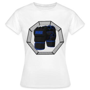 MMA Mixed Martial Arts - Women's T-Shirt - white - Front - AI Model Female 172 dark (172cm)