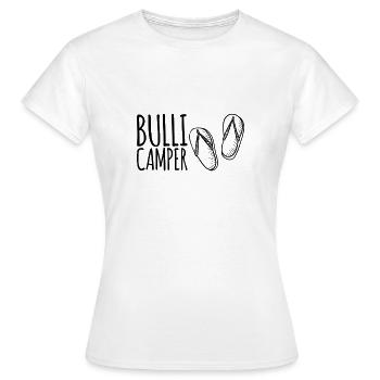 Bus Camper cadeau Flip Flop - T-shirt Femme - blanc - Devant - AI Model Female 172 dark (172cm)