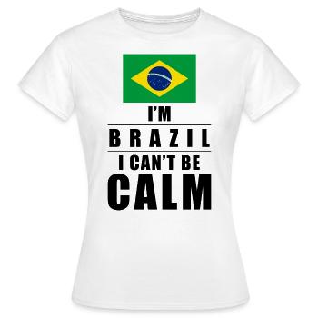 Dicton brésilien - T-shirt Femme - blanc - Devant - AI Model Female 172 dark (172cm)