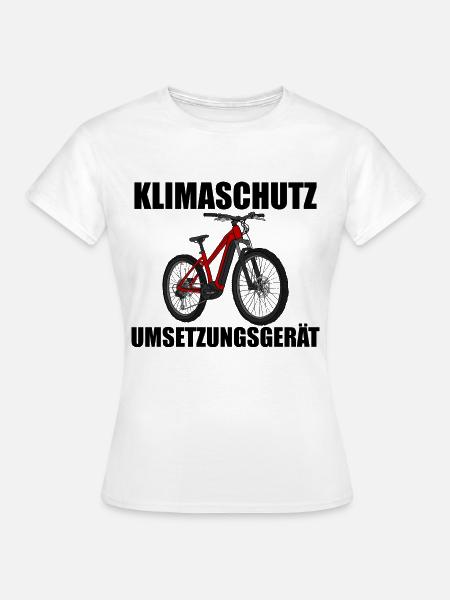 Klimaschutz Umsetzungsgerät - Frauen T-Shirt - Weiß