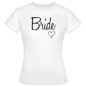 Niedliche weiße Braut - Frauen T-Shirt - Weiß - Vorne - AI Model Female 172 dark (172cm)