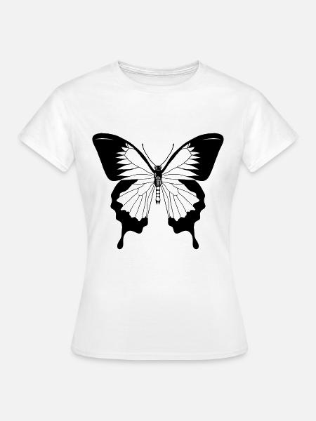 Butterfly - Frauen T-Shirt - Weiß