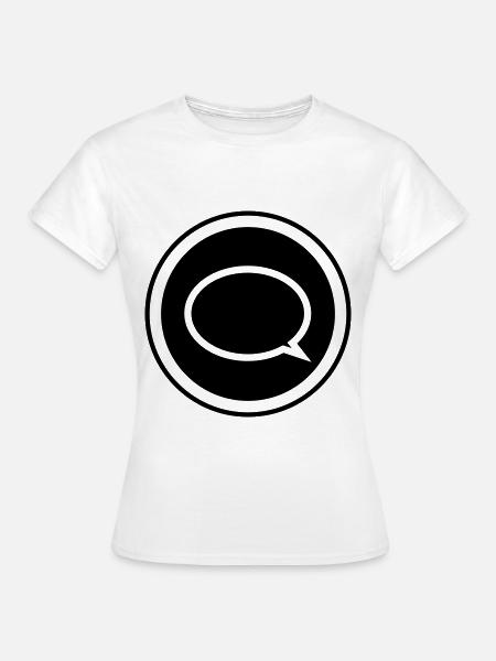 Sprechblase - Frauen T-Shirt - Weiß