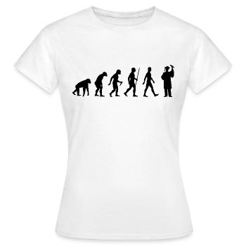 Student Evolution Students Graduation - Women's T-Shirt - white - Front - AI Model Female 172 dark (172cm)