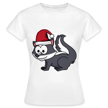 Stinker Comic Christmas - Women's T-Shirt - white - Front - AI Model Female 172 dark (172cm)