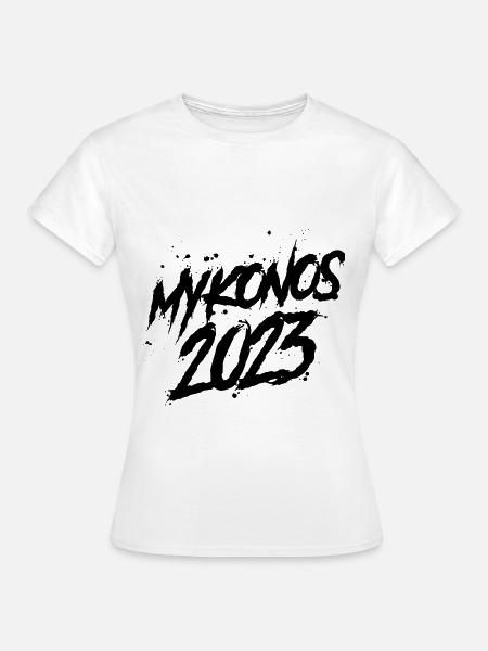 Mykonos 2023 - Frauen T-Shirt - Weiß