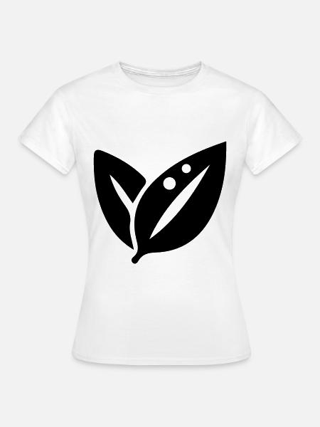 Blatt Ökologie - Frauen T-Shirt - Weiß