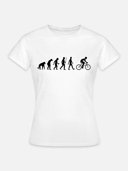 Vélo de course Evolution Cycliste cycliste - T-shirt Femme - blanc