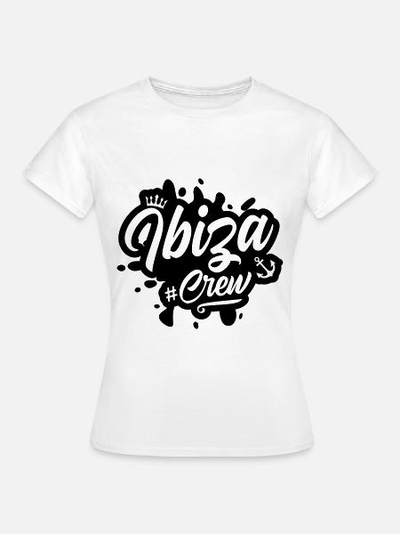 Ibiza Crew - Frauen T-Shirt - Weiß