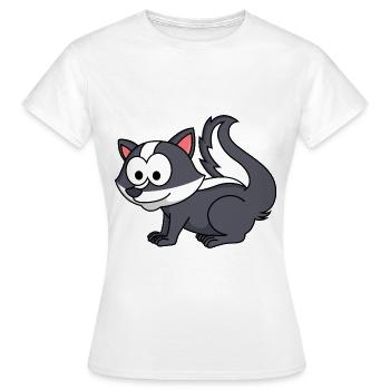 Stinker Comic Animal - Women's T-Shirt - white - Front - AI Model Female 172 dark (172cm)