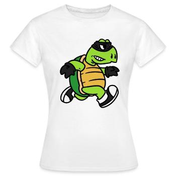 Voleur de tortues, voleurs de tortues - T-shirt Femme - blanc - Devant - AI Model Female 172 dark (172cm)