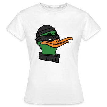 Voleur de canard, voleur de canard - T-shirt Femme - blanc - Devant - AI Model Female 172 dark (172cm)